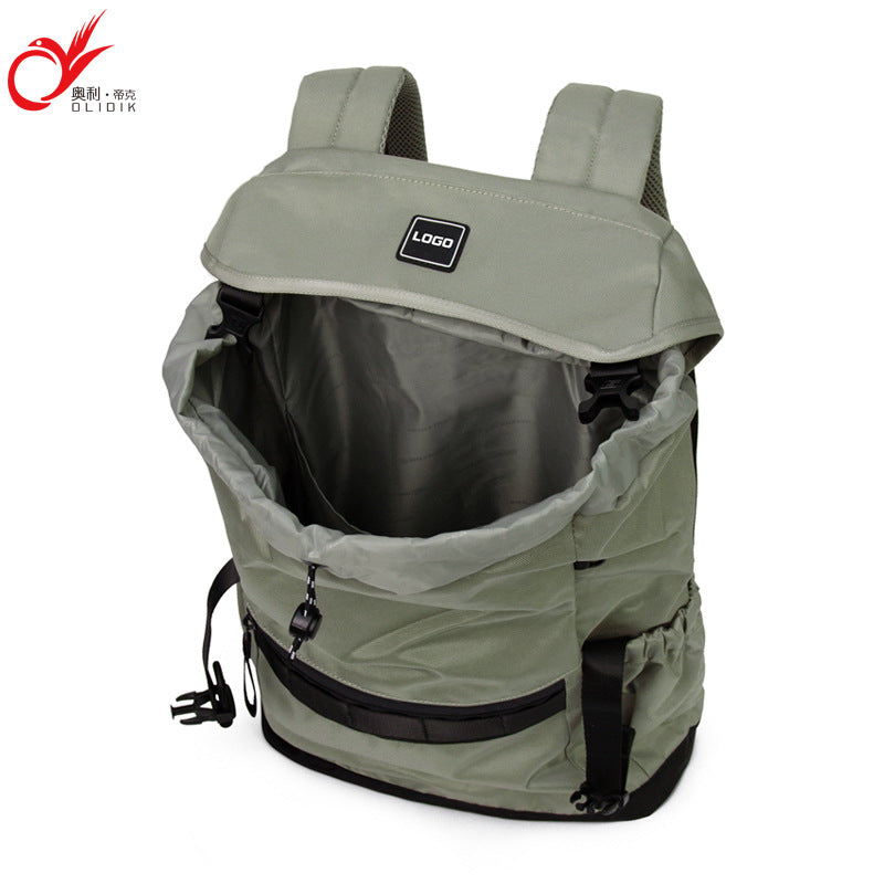 Backpack Wholesale Customized Men's Fashion Student School Bag Leisure Computer Bag Large Capacity Ultra Light Travel Outdoor Backpack