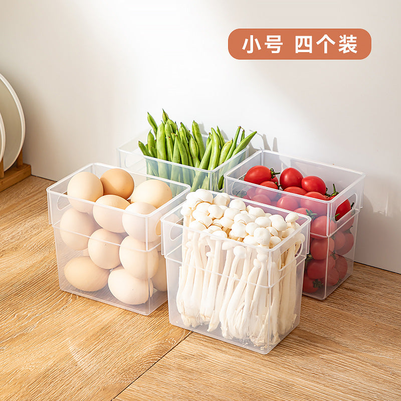 Kitchen Vegetables and Fruits Refrigerator Storage Box Transparent Frozen Fresh-keeping Box Food Grade Beverage Dumplings Egg Storage Box
