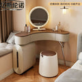 Yisilunnuo medieval style corner dressing table and chest of drawers all-in-one corner small apartment triangular classy makeup table
