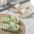 Non-slip bath slippers for men and women, home indoor, water leakage, quick-drying, hollow for home, eva bathroom sandals