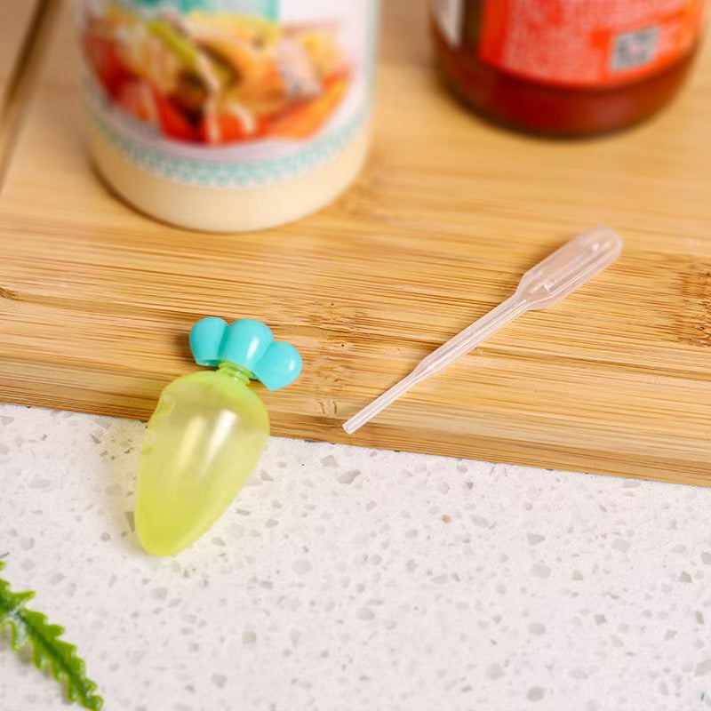Mini sauce bottle plastic squeeze sauce bottle japanese style squeeze condiment bottle food grade portable soy sauce bottle cross-border