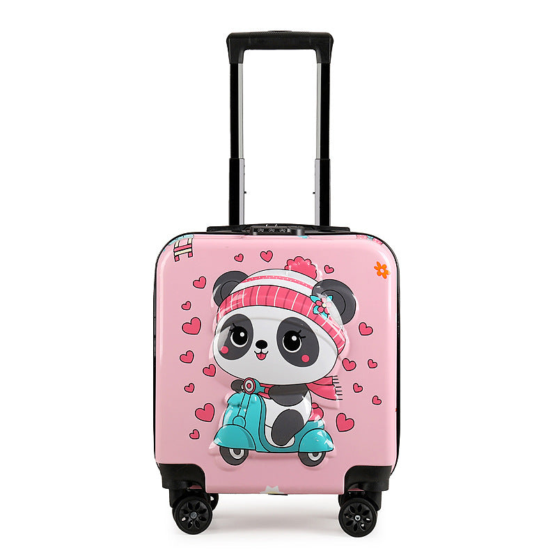 New children's trolley case 18-inch large-capacity universal wheel boarding case cartoon cute suitcase suitcase wholesale