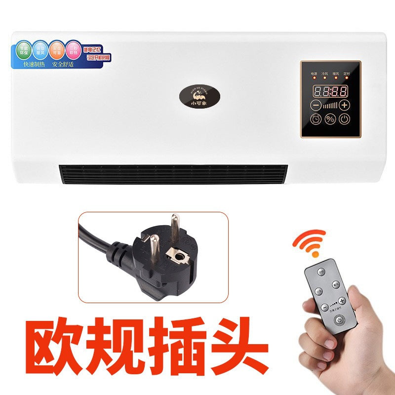 Mobile air conditioner for both heating and cooling, hot air blower, bathroom heater, for home bedroom wall-mounted electric heater