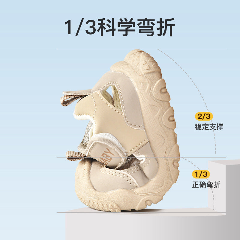 Toddler shoes for boys, summer sandals, infant soft-soled functional cartoon shoes, baby shoes for ages 1-3, children's shoes