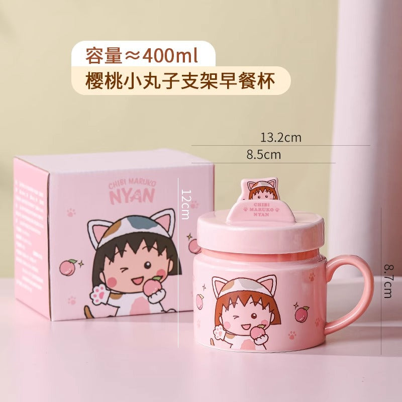 Cherry balls bracket cup high value mug personalized ceramic cup cute couple cup office drinking cup