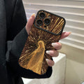 Gilded madonna phone case for iphone 17 pro max, apple 16, unique leather skin protective cover for iphone 13