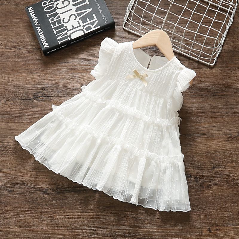 Girls'  new summer collection: stylish princess dress for baby girls, fluffy tutu skirt, toddler and little girl dress, lightweight infant dress