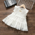 Girls'  new summer collection: stylish princess dress for baby girls, fluffy tutu skirt, toddler and little girl dress, lightweight infant dress