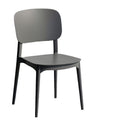 Thickened plastic dining chair modern casual backrest stool for home scandinavian dining table chair long sitting comfortable backrest small chair