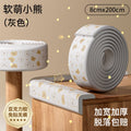 Cartoon print anti-collision strips, thickened baby safety corner protectors, damage-free anti-collision strips for kids