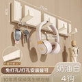 Foldable invisible hook-milk white 4 hooks