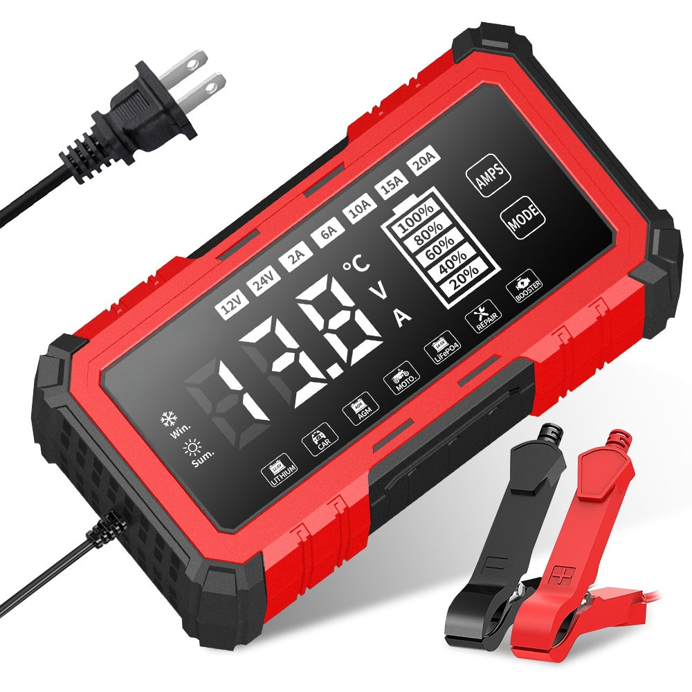 12v/24v 2a/6a/10a/15a/20a battery charger - car battery charger, motorcycle battery charger