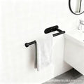 product towel rack punch-free bathroom storage rack bathroom 304 stainless steel towel bar clothes hook pendant