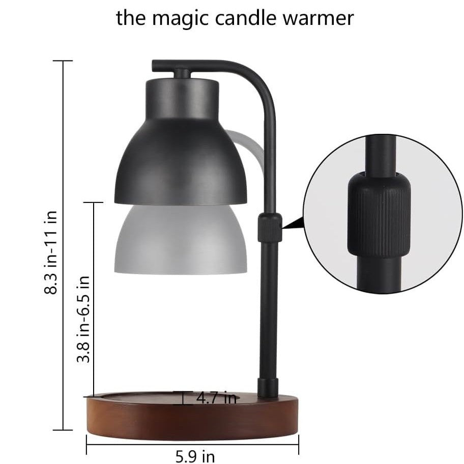 Aromatherapy lamp simple romantic gift bedroom dimmable bedside lamp gift melting candle diffuser no fire wax melting lamp