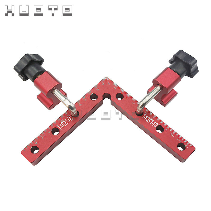 HUOTO woodworking right angle positioning sleeve 90 degree right angle ruler, woodworking puzzle fixing clip 90 degree right angle positioning ruler