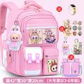 Large pink + free pendant + watch + card holder + 10-piece set + tutoring bag