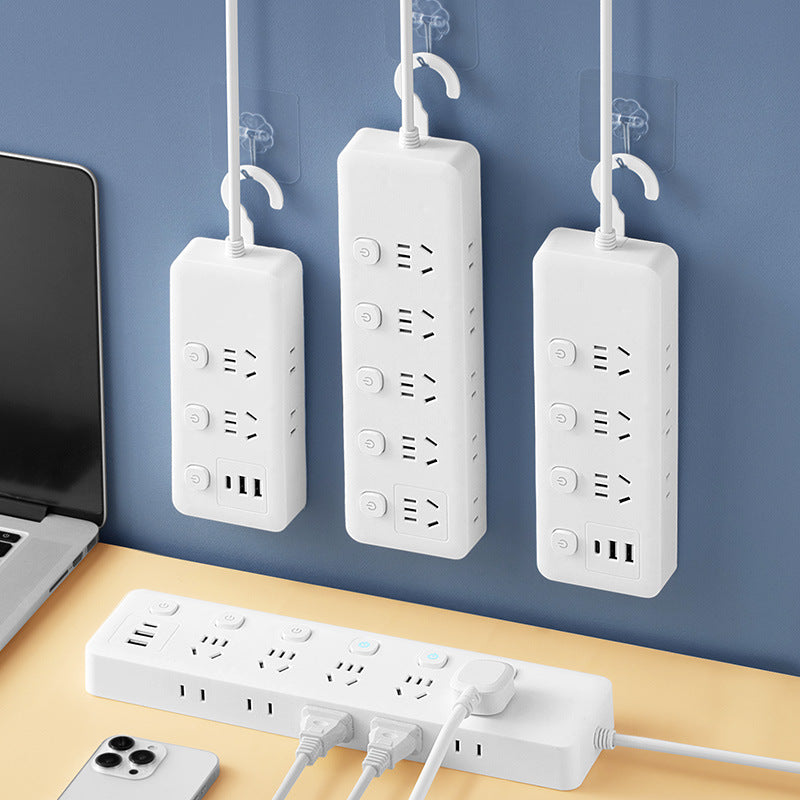 New national standard extension cord power strip socket smart power strip multifunctional with usb socket board student dormitory office
