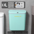Kitchen trash can bathroom with lid crevice garbage storage bucket for home wall mounted installation-free multi-purpose trash can
