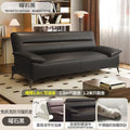 Cat scratch leather sofa bed can be folded into one and can be used as a two-purpose living room small apartment apartment rental room three-seater casual sofa