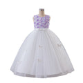 girls' formal dresses runway model evening gowns kids sleeveless long dresses princess dresses wedding dresses tutu skirts