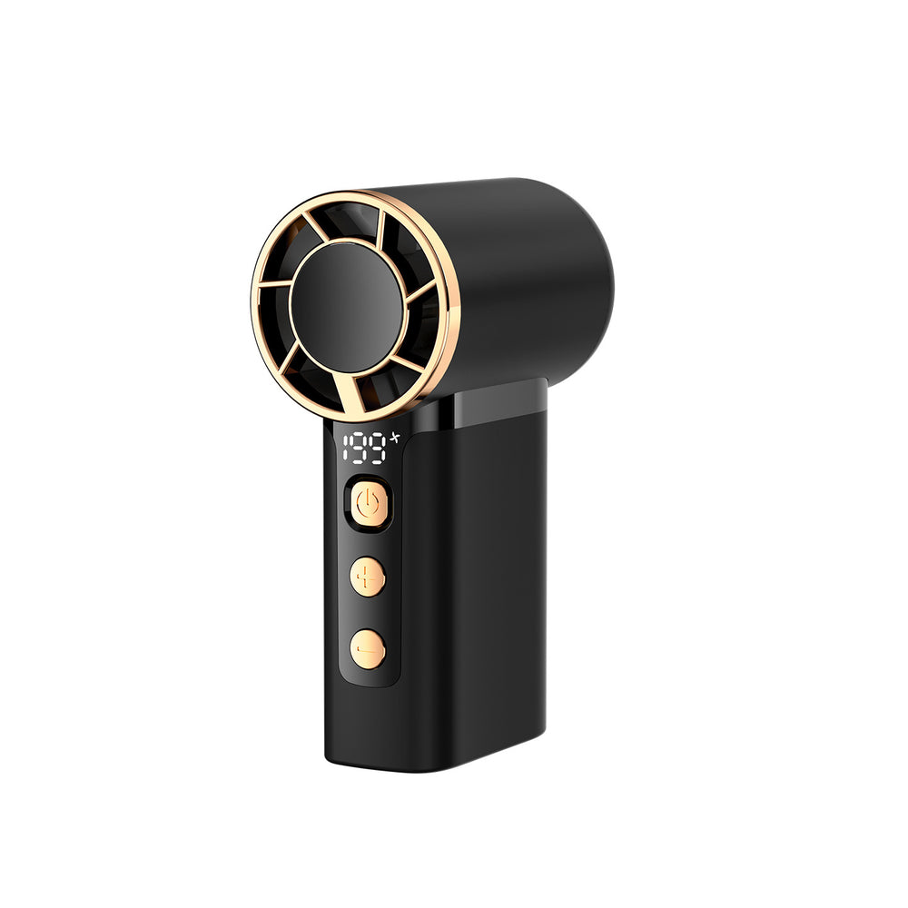 2026 new ice-cooling handheld fan - usb rechargeable mini outdoor portable digital display high-speed powerful fan