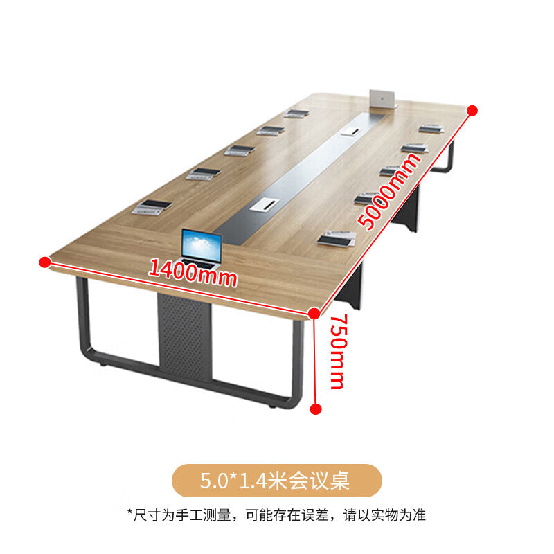 Saint li long table conference table and chairs employee meeting negotiation table office conference table long table