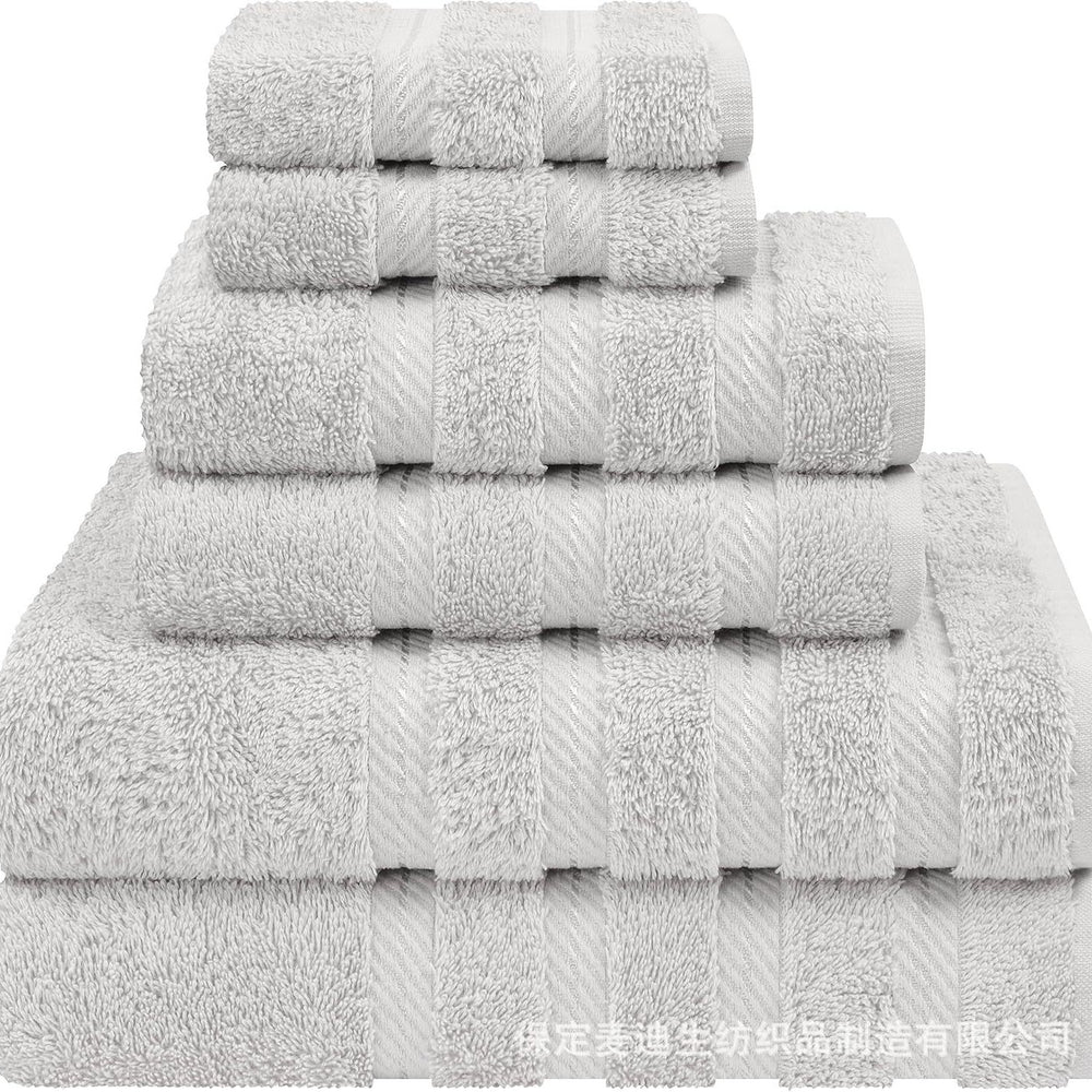 6pcs purple towel set 1 bath towels 1 hand towels 1 towel suit
