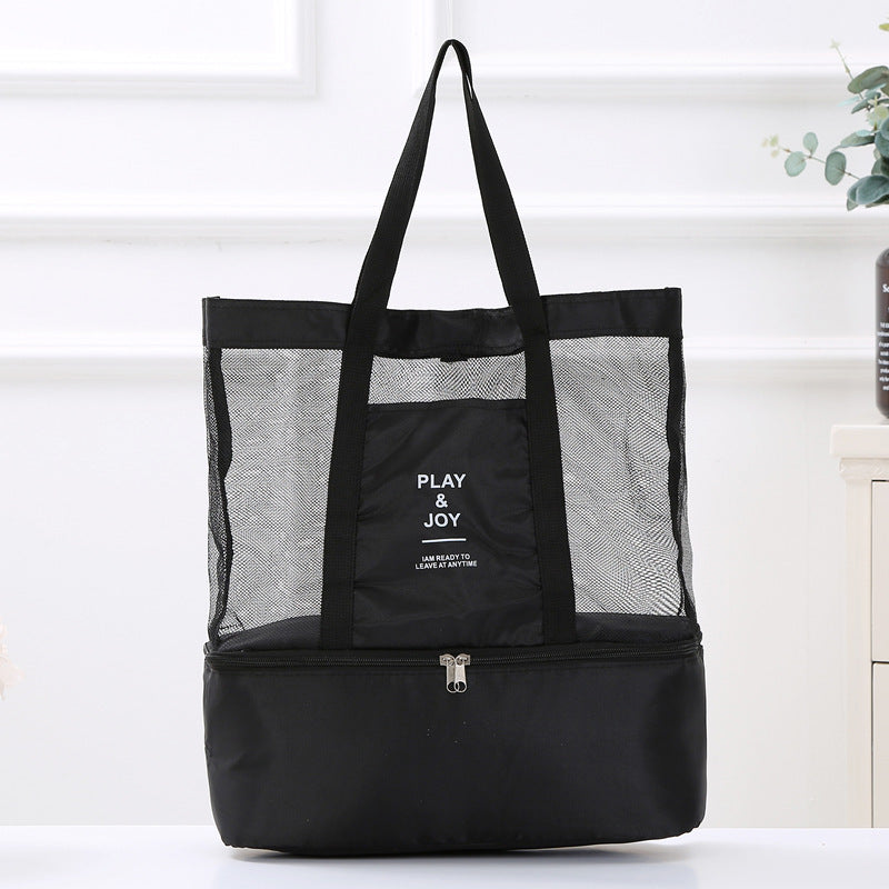 Portable thermal insulation bag Outdoor cold and fresh ice bag Picnic bag Bring rice to work Bento lunch box bag Food thermal insulation bag