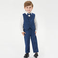 Wholesale children's gentleman outfit: new spring plaid vest set for boys - perfect for birthdays and first birthday celebrations