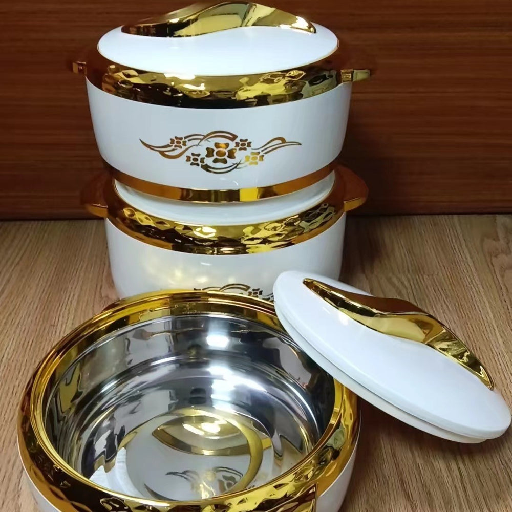 Factory price cartons full box export 3pcs insulation box 1.5l-2.0l-2.5l hot selling food warmer