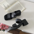 2026 new arrival: hot-selling women's high-heeled slides - summer outdoor wear, height-increasing, non-slip sandals, fashionable wedge heel women's shoes