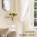 New arrival galaxy window screen bedroom classy sense gauze curtain light-proof and opaque shaoxing keqiao curtain wholesale white gauze
