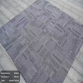 Extra thick commercial carpet for office use - large area, wear-resistant, quiet, square interlocking tiles for office buildings and conference rooms