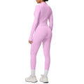 Cloud-feel high-waisted compression quick-dry yoga set - breathable casual pilates workout outfit - running fitness three-piece set for women