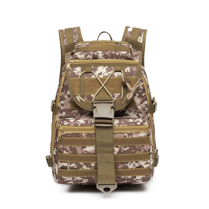 Cross-border large-capacity tactical bag outdoor camouflage backpack travel sports backpack men's senior sense hiking bag
