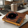 Smart electric ceramic stove aluminum alloy cross-border american standard 2200w high power non-pick pot light wave induction cooker electric stove
