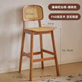 Cherry color 60cm sitting height [made of solid wood]