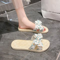 Soft sole flip-flops summer slippers women's outdoor new fashion high-end french style non-slip versatile beach sandals