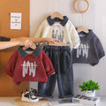 Boys' hoodie set - new  collection: stylish and trendy kids' autumn/winter casual two-piece set - wholesale available