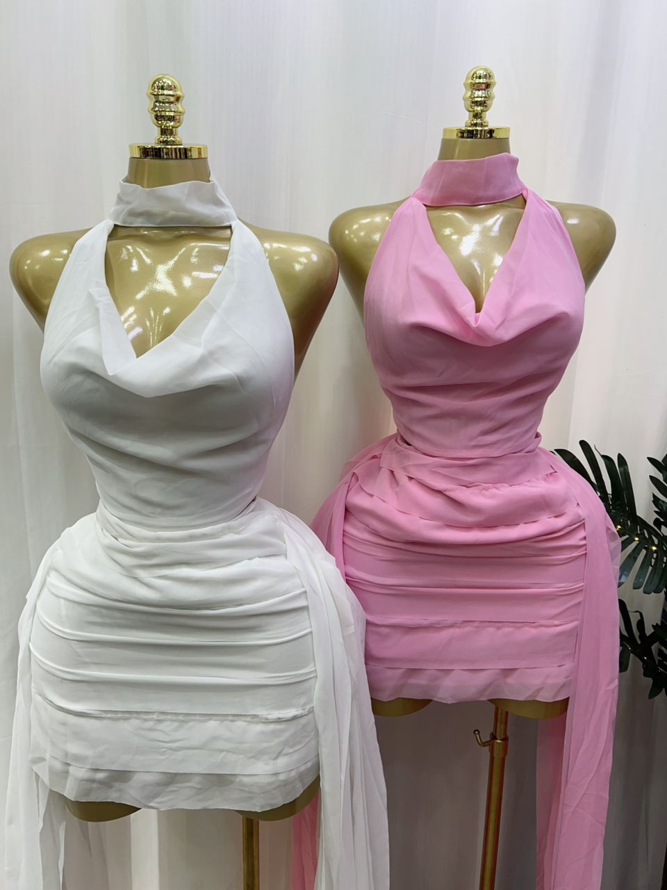 African european and american cross-border cut out backless dress
