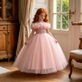 fashion stylegirl dress ankle-length party birthday princess dress for banquet clothing tutu skirt in stock