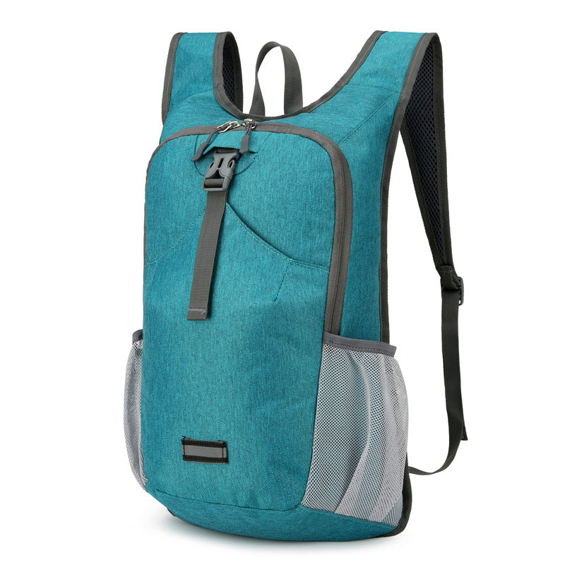 Outdoor folding backpack New cycling bag Foldable casual men's and women's sports bag European and American outdoor mountaineering bag Ultra light