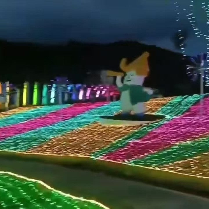 LED outdoor courtyard engineering quantification with flash cannon light string flash string light ambient light