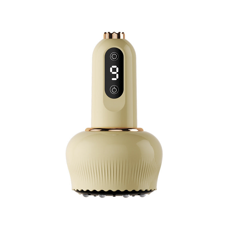 Electric rechargeable scraping instrument for home scraping instrument meridian brush massage handy gadget negative pressure cupping and suction