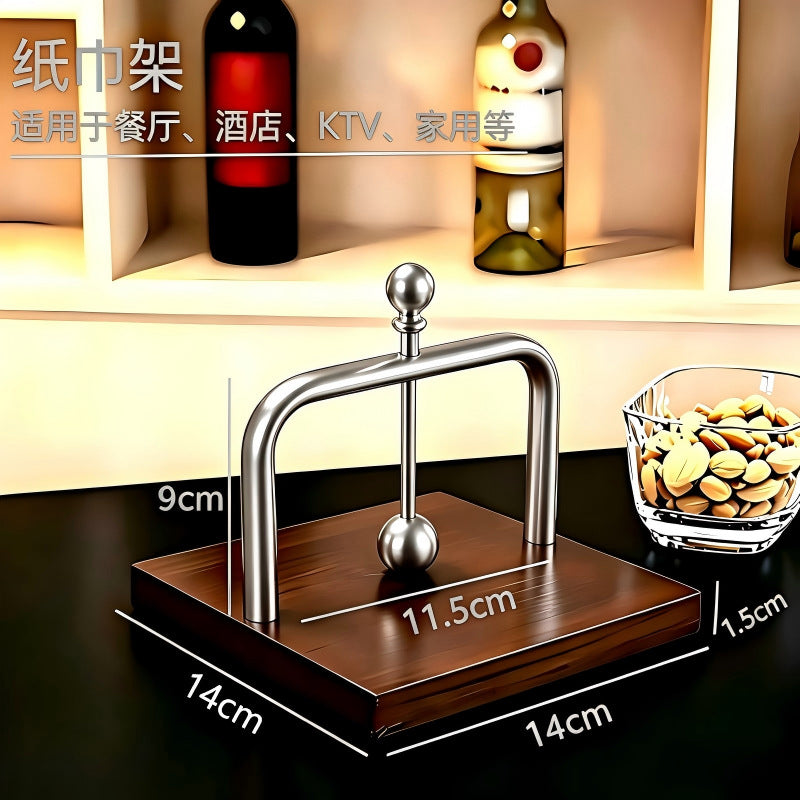 New arrivalthickened paper towel holder hotel restaurant creative square paper holder napkin holder bar vertical countertop paper holder