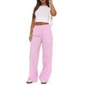 2024 new amazon women's striped wide-leg pants - casual street style, trendy ins fashion, loose fit, high-waisted trousers