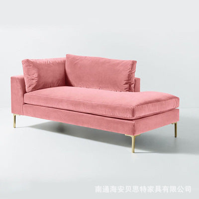 Bedroom Fabric Foot Couch Nordic Small Apartment Living Room Balcony Leisure Princess Chair Italian Minimalist Beauty Salon Princess Couch