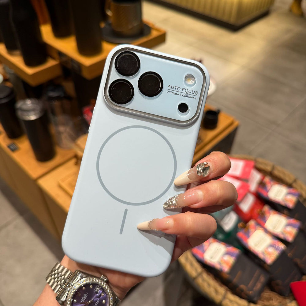 Instantly transform your phone with this ultra-thin, liquid silicone magnetic case featuring 17 large viewing windows. compatible with iphone 16 and iphone 15, offering superior protection