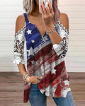 new spring/summer cross-border women's fashion: european and american style export top - camisole with cutout lace sleeves, knitted t-shirt for women