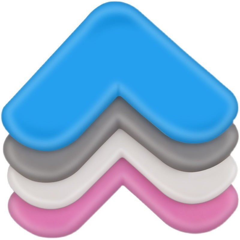 Anti-collision corner table corner silicone glue-free protective cover, anti-collision anti-collision corner protection coffee table furniture sticker soft right angle